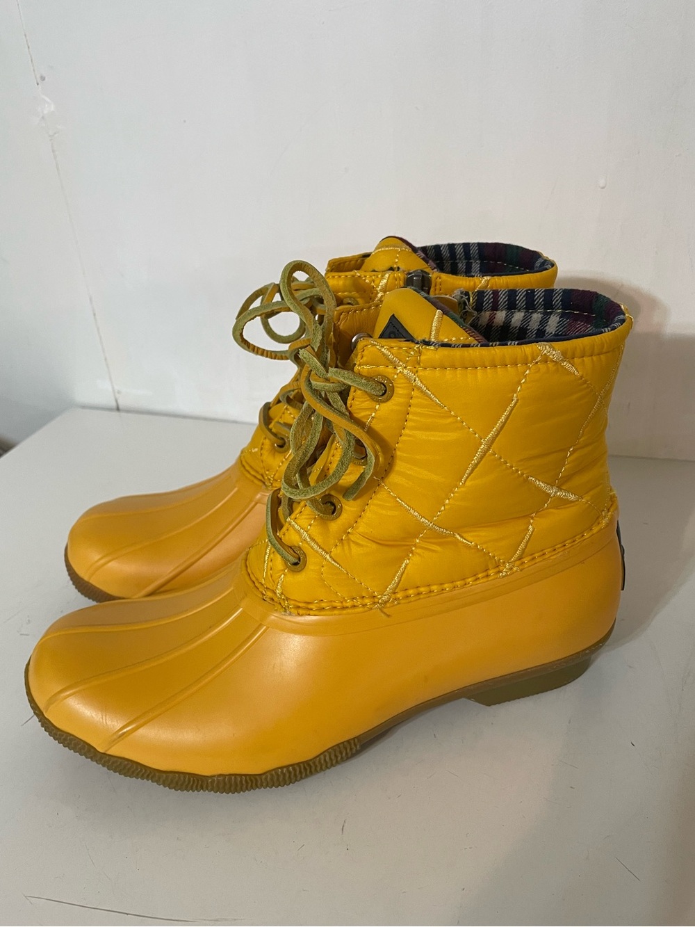 Sperry Boots in Yellow